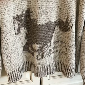 Back in the saddle sweater